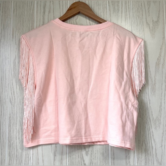 Main Strip Giddy Up Top with Fringe Size L NWT - Picture 9 of 9